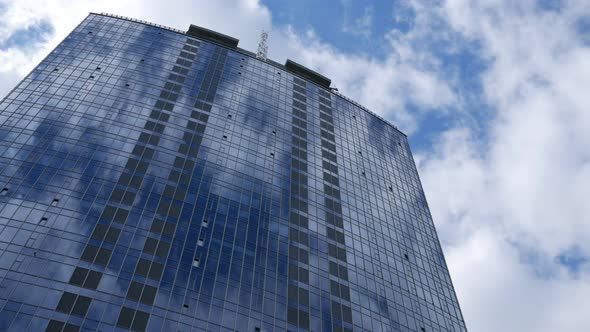 Skyscraper And Clouds