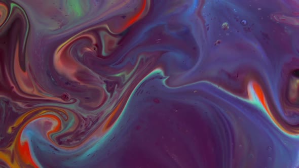 Abstract Colorful Sacral Liquid Waves Texture 426