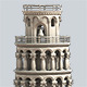 Cartoon Tower of Pisa - 3DOcean Item for Sale