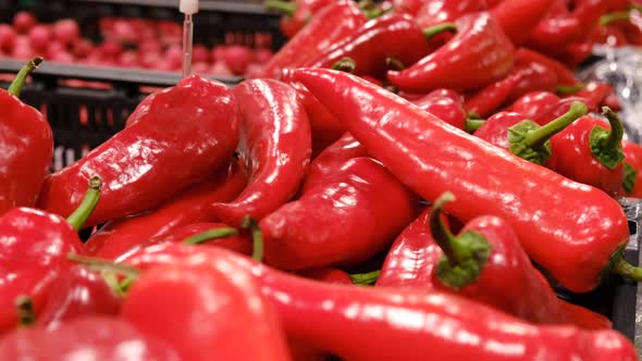 Chili Peppers on the Market