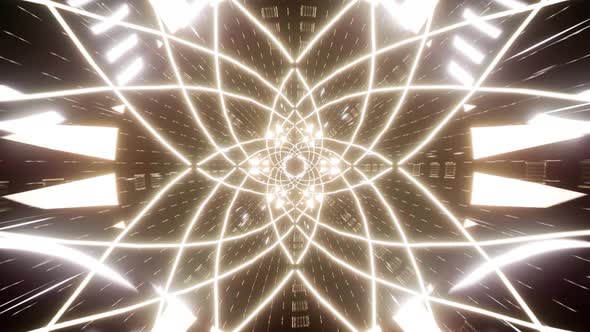 Abstract Glowing Sacred Symbols Effect 4K 01