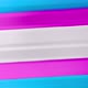 Animated background  with flowing waves in the colors of the transgender flag - VideoHive Item for Sale