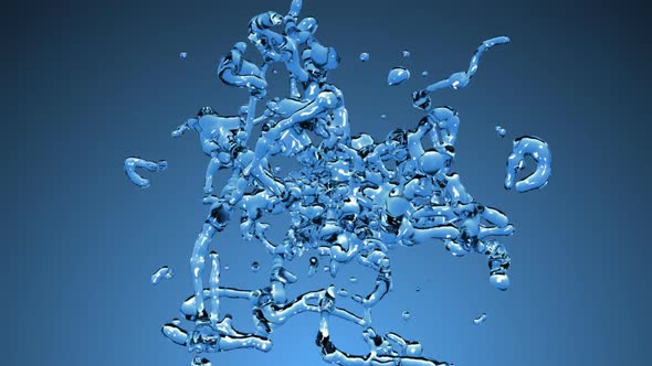 Blue Water Splash alt