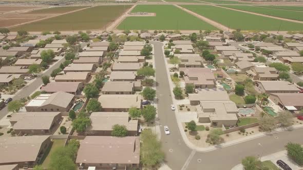 Houses Aerial