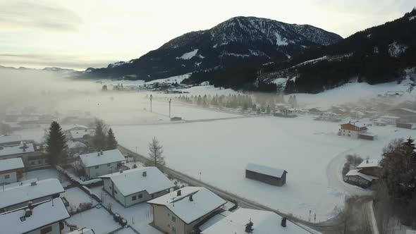 Aerial view of Kitzbuhel