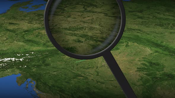Bratislava City Found on the Map / Videohive