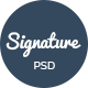 Signature - OnePage Personal Resume PSD Theme - ThemeForest Item for Sale