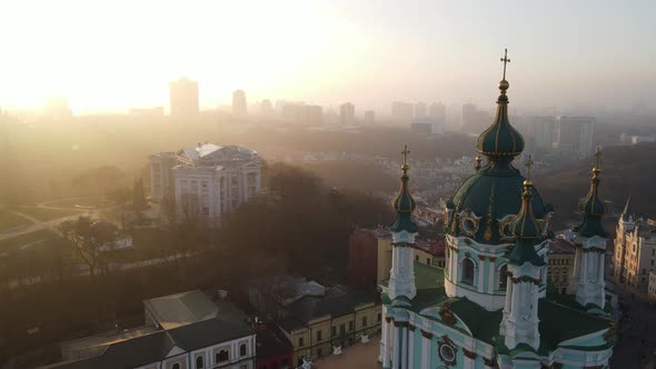 Aerial View From a Drone of St