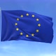 EU flag waving in the sky - VideoHive Item for Sale