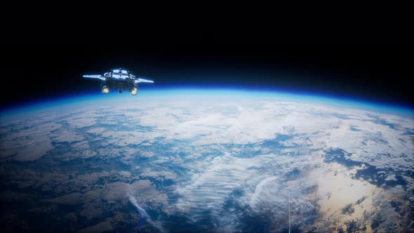 Space Shuttle Taking Off on a Mission alt