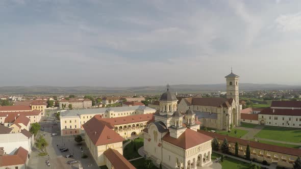 Aerial view of the Romanian Orthodox Cathedral