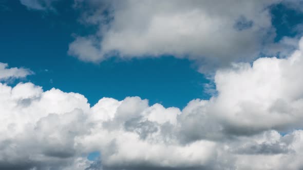 Clouds Moving In The Sky Overhead