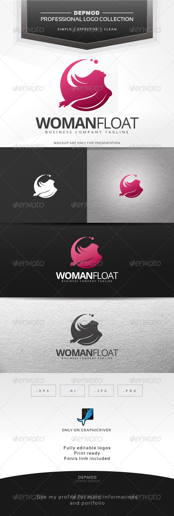 Woman Float Logo