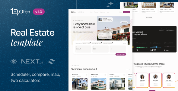 Ofen — Real Estate React NextJs Template