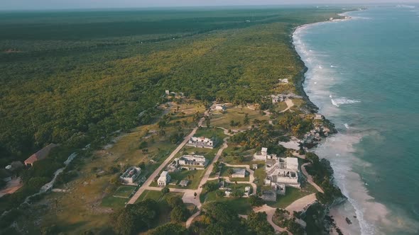 Aerial View of Tulum