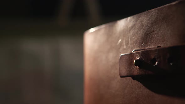 Old leather bound book alt