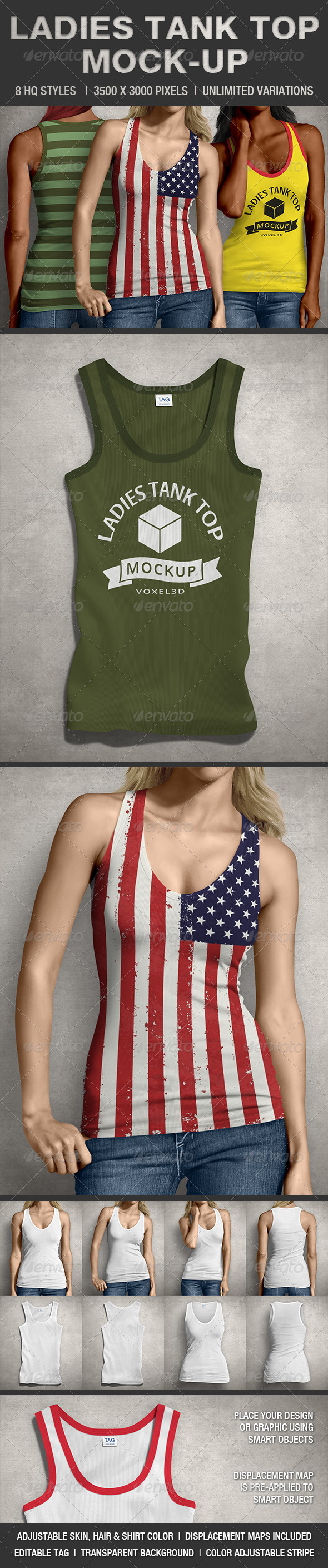 Download Download Melange Tank Top Mockup Front View Images ...