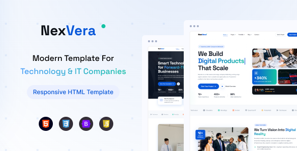 NexVera – Technology & IT Solutions HTML Template