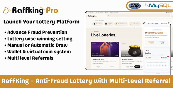 RaffKing – Automated Lottery Platform