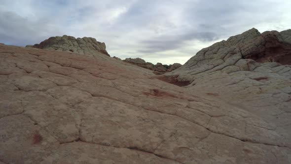 Moving up the hill at White Pocket