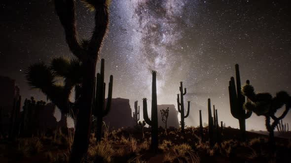 The Milky Way Above the Utah Desert, USA