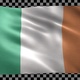 Ireland waving flag looped - VideoHive Item for Sale