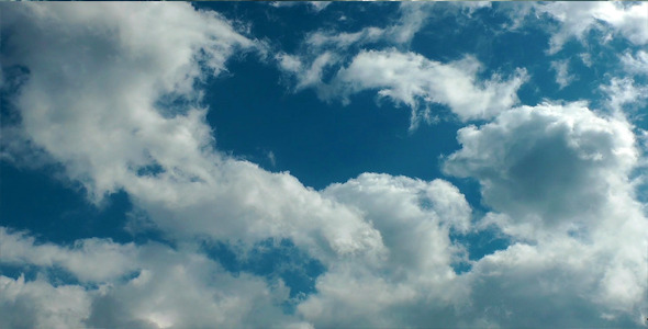 Bright Clouds and the Sun 