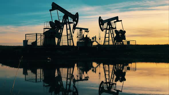 Oil Well, Drilling Rig, Oil Field, Crude Oil Price, Oil and Gas, Oil Barrel, Oil Industry concept