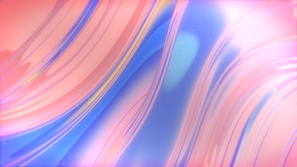 Positive Iridescent Toon Background