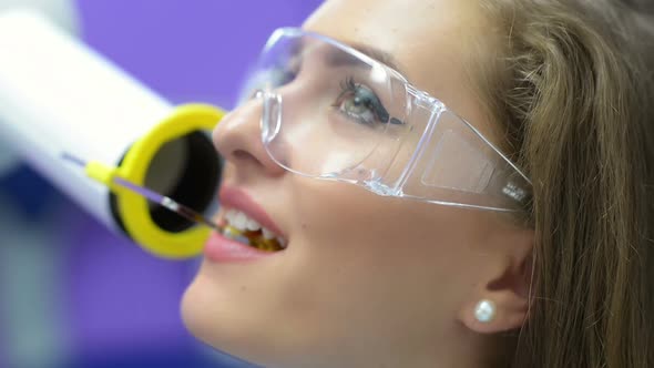 Patient Getting Dental X-Ray