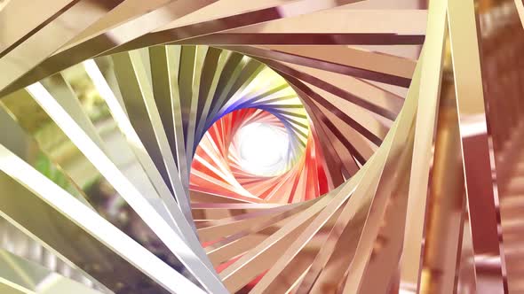 Abstract Neon stripes Triangle Vj Loop Tunnel background