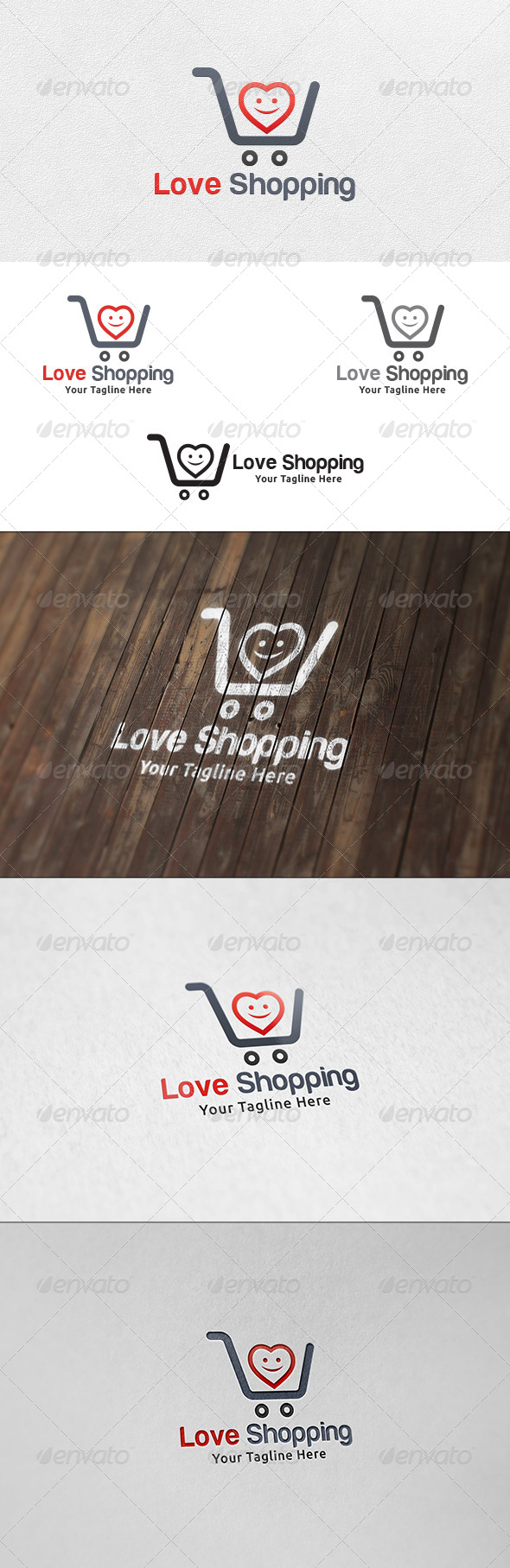 Love Shopping - Logo Template