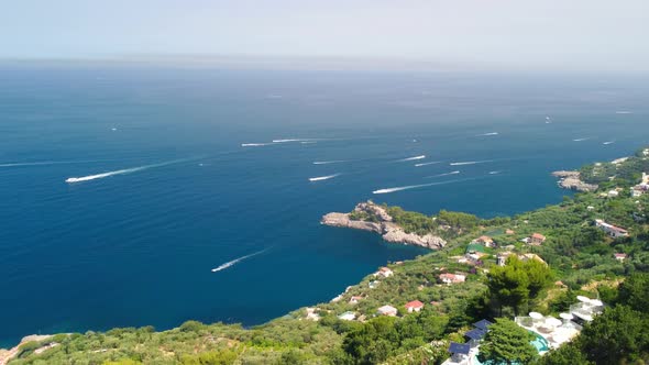 Amalfi Coast From the Drone