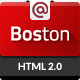 Boston - Corporate Parallax HTML Template - ThemeForest Item for Sale