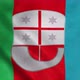 Liguria Flag Italy Waving in the Wind Background - VideoHive Item for Sale