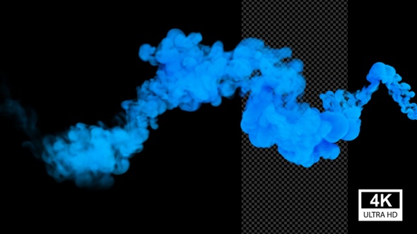 Smoke Wave Line 4K