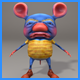 3D Stylized Rat Character - 3DOcean Item for Sale