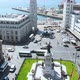 Monument Heroes of Iquique Square Sotomayor Plaza (Valparaiso Chile) aerial view - VideoHive Item for Sale