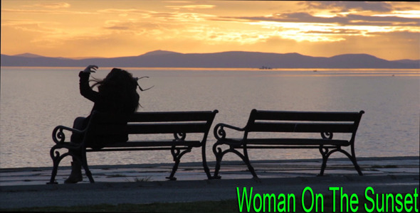 Woman On The Sunset