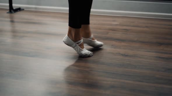 Girl Dancing in a Dance School