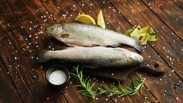 Spices and Lemon Around Fish