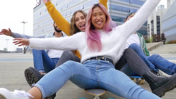 group of students outdoor