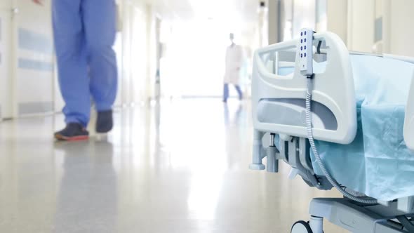 Medical Staff In Corridor