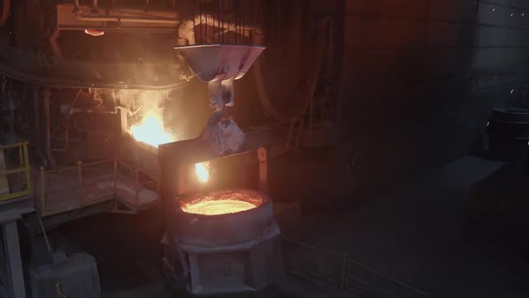 Steel Plant Molten Metal