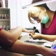 Woman at Manicure Treatment - VideoHive Item for Sale