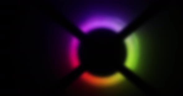 Multicolor Neon light abstract blurred background