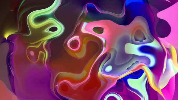 Colorful Shape Wavy Liquid Animated Background