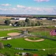 American Flag Flying Over Baseball Diamond - VideoHive Item for Sale