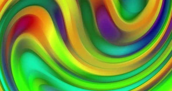 Animated twirl abstract background. Abstract colorful background with waves.