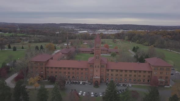 juvenile hall landscape aerial view